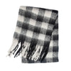 Geruite winter sjaal - dikke warme dames wrap - Bakkermode.nl