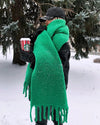 Chunky warme cashmere sjaal - elegante dames oversized wrap - Bakkermode.nl