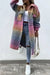 Dames lange gebreide jas - oversized warme buitenlaag voor casual dagelijkse stijl