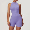 Dames fitness jumpsuit met rits - stijlvolle sportbodysuit
