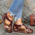 Dames wedge sandalen - orthopedische casual schoenen met stijlvol ondersteunend ontwerp voor dagelijks gebruik