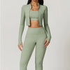 2-delig vrouwen sportset - vormgevende activewear voor training en yogasessies