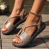 Comfortabele T-riem sandalen - Bakkermode.nl