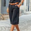 Luchtige Linnen Hoge Taille Shorts - Bakkermode.nl