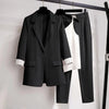 2-delige damenspijkerset - op maat gemaakte blazer en broek voor kantooroutfits - stijlvol & veelzijdig ontwerp