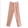 Dames tailored broeken met elegante hoge taille – stijlvolle casual & formele kleding voor werk en evenementen