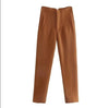 Dames tailored broeken met elegante hoge taille – stijlvolle casual & formele kleding voor werk en evenementen