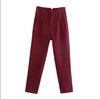 Dames tailored broeken met elegante hoge taille – stijlvolle casual & formele kleding voor werk en evenementen