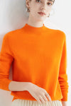 Cashmere trui - dames trui met hoge kraag van zachte kasjmier - Bakkermode.nl