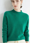 Cashmere trui - dames trui met hoge kraag van zachte kasjmier - Bakkermode.nl