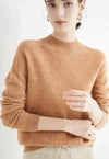 Cashmere trui - dames trui met hoge kraag van zachte kasjmier - Bakkermode.nl