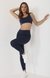 Marineblauwe fitness set - Bakkermode.nl