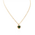 Dames' smaragd pendant ketting - elegante gouden sieraden voor bijzondere gelegenheden