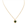 Dames' smaragd pendant ketting - elegante gouden sieraden voor bijzondere gelegenheden
