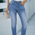 Skinny jeans - flatterende high-rise denim broek
