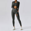 2-delig vrouwen sportset - vormgevende activewear voor training en yogasessies