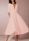 Swingjurk - elegante vintage geïnspireerde midi jurk voor dames