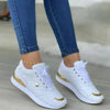 Dames sportieve trainers - trendy gequiltte sportschoenen
