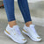 Dames sportieve trainers - trendy gequiltte sportschoenen