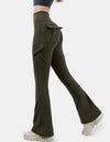Hoog getailleerde cargo flare broek - Bakkermode.nl