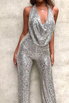 Pailletten jumpsuit - elegante dames party outfit