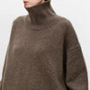 Dames cashmere hooghals trui - luxe breiwerk voor casual en kantooroutfits