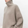 Dames cashmere hooghals trui - luxe breiwerk voor casual en kantooroutfits