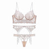 2-delig lingerie set - verfijnde bloemen dames bralette en broekje - Bakkermode.nl