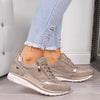 Dames orthopedische sneakers - stijlvolle grijze schoenen - Bakkermode.nl