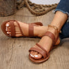 Platte sandalen met gesp voor dagelijks gebruik - Bakkermode.nl