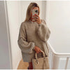 Oversized gebreide trui - dames knitwear met relaxte pasvorm - Bakkermode.nl