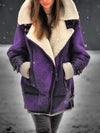 Dames aviator winterjas - gevoerde jas met imitatiebont kraag - Bakkermode.nl