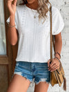 Blouse met opengewerkte details - Bakkermode.nl