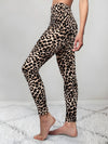 Comfortabele luipaardprint yoga broek - Bakkermode.nl
