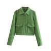 Dames casual jas - elegante overshirt voor de herfst - zachte stof, veelzijdig en knus