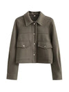 Dames casual jas - elegante overshirt voor de herfst - zachte stof, veelzijdig en knus