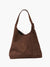 Suède schoudertas dames - zachte en ruime hobo tas - Bakkermode.nl