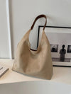 Suède schoudertas dames - zachte en ruime hobo tas - Bakkermode.nl