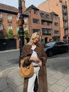 Bruine trenchcoat - elegante lange damesjas