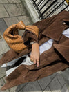 Bruine trenchcoat - elegante lange damesjas