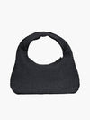 Vintage suède geweven tas voor dames - gevlochten schoudertas - Bakkermode.nl