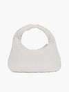 Vintage suède geweven tas voor dames - gevlochten schoudertas - Bakkermode.nl