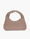 Vintage suède geweven tas voor dames - gevlochten schoudertas - Bakkermode.nl