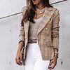 Geruite blazer - stijlvolle damesjacket