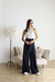 2-delige chique wijde broekset - elegante outfit voor dames