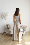 2-delige chique wijde broekset - elegante outfit voor dames