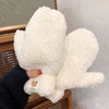 2-delige zachte teddy fleece handschoenen set - warme en gezellige handbescherming voor dames