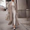 Oversized jas - luxueuze lange wikkeljas voor dames