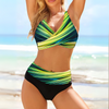 2-delige dames badmode high waist bikini set - stijlvolle strandoutfit voor de zomer