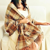 Cashmere sjaal - luxe warme wrap voor dames